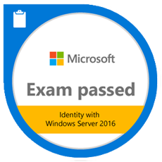 Microsoft Server 2016 - Identity with Windows Server - 70-742